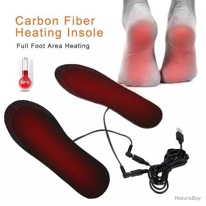 !!! LIVRAISON OFFERTE !!!! Semelles Chauffantes T40 à T44 Réf 684 3 !!! LIVRAISON OFFERTE !!!! Semelles Chauffantes T40 à T44 Réf 684