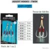 ASSIST HOOKS TWIN EXPLORER TACKLE 2/0 2 ASSIST HOOKS TWIN EXPLORER TACKLE 2/0 -Pêche Soldes Magasin 00001 ASSIST HOOKS TWIN EXPLORER TACKLE 2 0