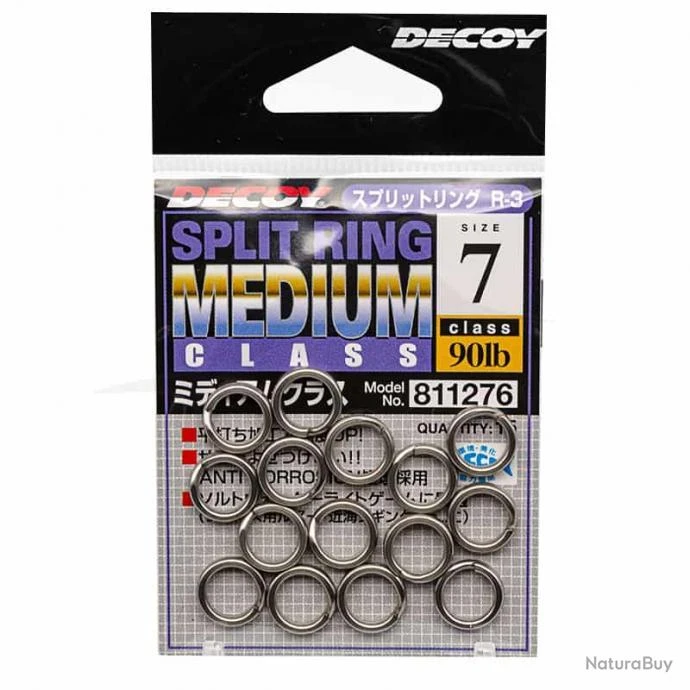 Anneaux Brisés Decoy Split Ring 90lb 3 Anneaux Brisés Decoy Split Ring 90lb