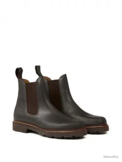 Chaussures En Cuir QUERCY - Marron P43