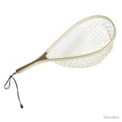 Épuisette Raquette MDC Bois Large Rubber - 25x45x62 Cm