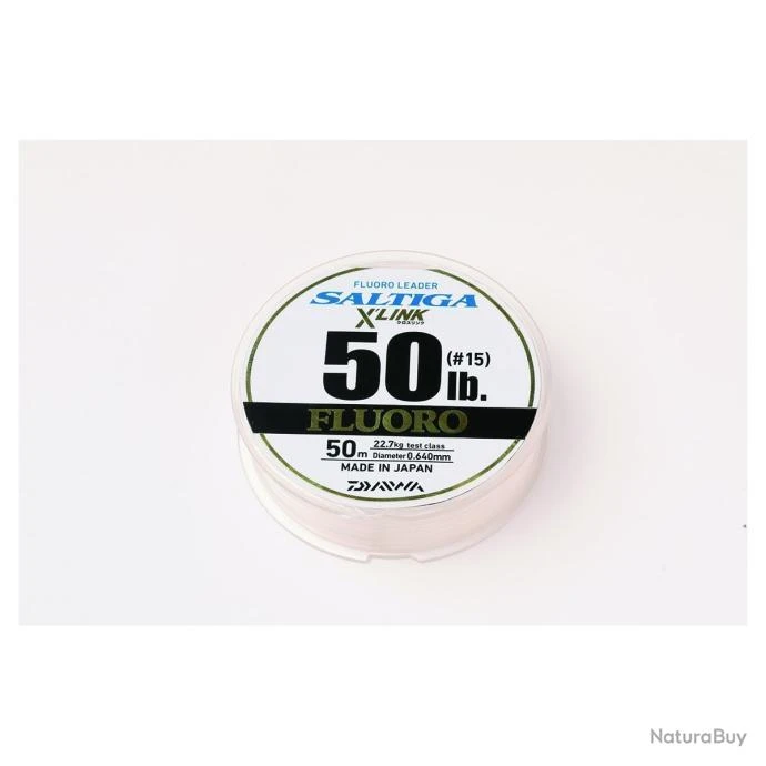Fluorocarbone Daiwa Saltiga X'Link 30M 43/100-25LBS 3 Fluorocarbone Daiwa Saltiga X'Link 30M 43/100-25LBS