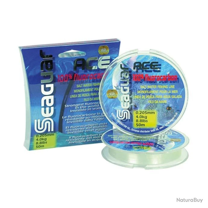 Fluorocarbone Seaguar Ace 50m 52/100-22KG 3 Fluorocarbone Seaguar Ace 50m 52/100-22KG