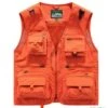 Mountain Gilet De Pêche 12 Poches, Coloris ORANGE......LIV OFFERTE -Pêche Soldes Magasin 00001 Gilet de Peche 12 poches coloris ORANGE.LIV OFFERTE