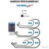 HAMEÇON TÊTES PLOMBÉES 60° FLASHMER 3/0 -Pêche Soldes Magasin 00001 HAMEcON TeTES PLOMBeES 60 FLASHMER 3 0