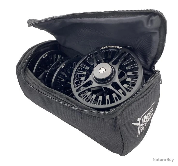 Moulinet JMC Revolution 68 + 2 Bobines - WF8 + 100m De 20 Lbs 3 Moulinet JMC Revolution 68 + 2 Bobines - WF8 + 100m De 20 Lbs