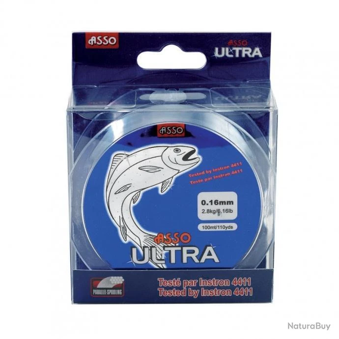 Nylon Asso Ultra - 200 M 28,5/100-7,4KG 3 Nylon Asso Ultra - 200 M 28,5/100-7,4KG