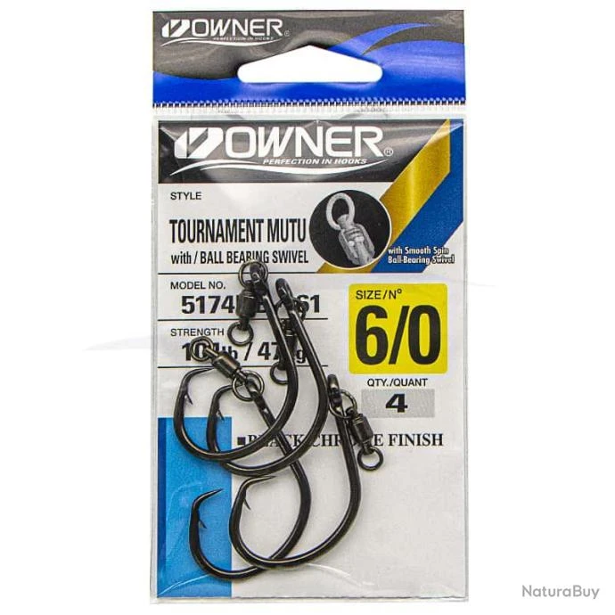 Owner Tournament Mutu 5174BB 6/0 3 Owner Tournament Mutu 5174BB 6/0