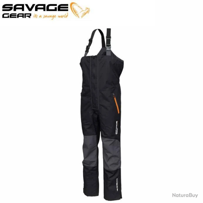 Salopette WP Performance Savage Gear Black/Grey M 3 Salopette WP Performance Savage Gear Black/Grey M
