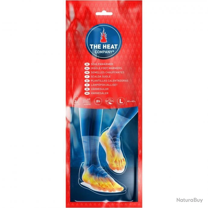 Semelles Chauffantes Extra-fines 8 Heures (Modèle: Taille : 41,5-43,5 - 5 Paires) 3 Semelles Chauffantes Extra-fines 8 Heures (Modèle: Taille : 41,5-43,5 - 5 Paires)