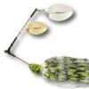 Spinnerbait Delalande Flex 14Gr BLANC NOIR CHARTREUSE -Pêche Soldes Magasin 00001 Spinnerbait Delalande Flex 14Gr BLANC NOIR CHARTREUSE