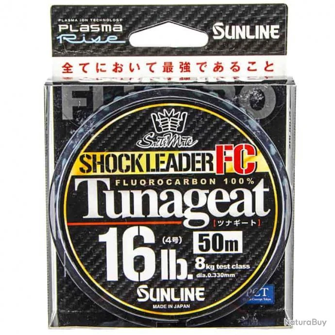 Sunline Tunageat FC Shock Leader 16lb 50m 3 Sunline Tunageat FC Shock Leader 16lb 50m
