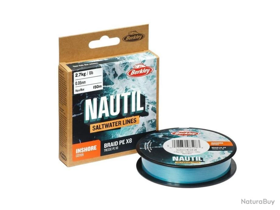 Tresse Berkley Nautil Inshore 0,25mm 13 Kg 300m 3 Tresse Berkley Nautil Inshore 0,25mm 13 Kg 300m