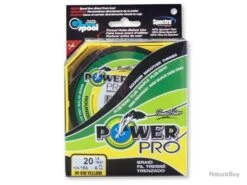 Tresse Power Pro Jaune - Bobine De 275m 10/100