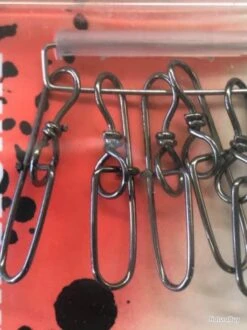 49 Agrafe Crosslock Inox 40 Kg Taille 3. Leurres Pêche Mer -Pêche Soldes Magasin 00002 56 agrafe crosslock inox 40 kg taille 3. Leurres peche mer