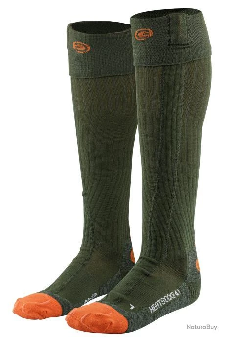 Chaussettes Chauffantes T45/47 Heat STOCK 4.1 TOE CAP Et Pack Batteries - Lenz 3 Chaussettes Chauffantes T45/47 Heat STOCK 4.1 TOE CAP Et Pack Batteries - Lenz