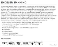 Exceler 2.13 M 3-10 G 702 L Canne Spinning Daiwa 6 Exceler 2.13 M 3-10 G 702 L Canne Spinning Daiwa -Pêche Soldes Magasin 00002 Exceler 2.13 M 3 10 G 702 L Canne Spinning Daiwa