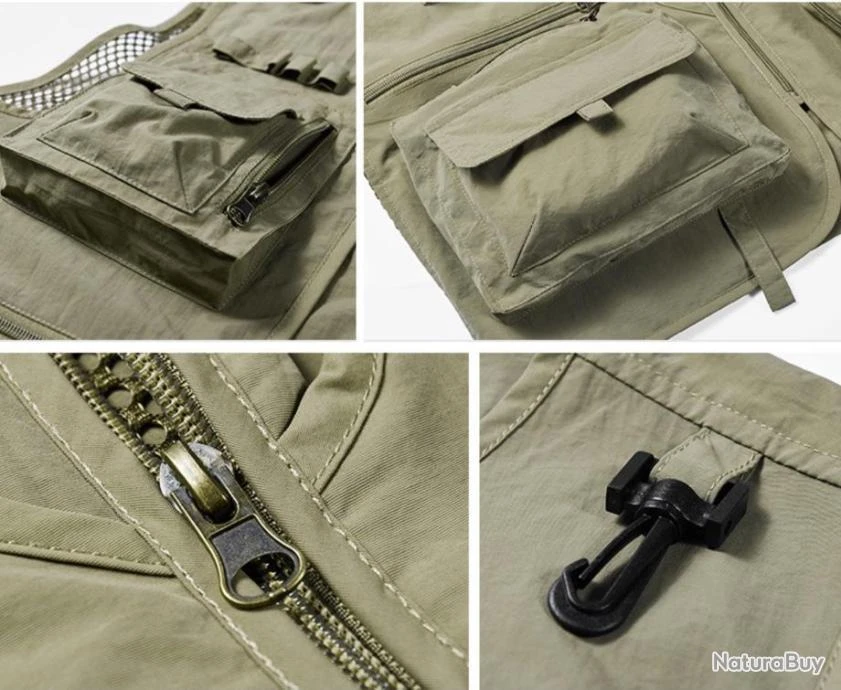 Gilet De Pêche 12 Poches, Coloris NOIR......LIV OFFERTE 4 Gilet De Pêche 12 Poches, Coloris NOIR......LIV OFFERTE – Image 2