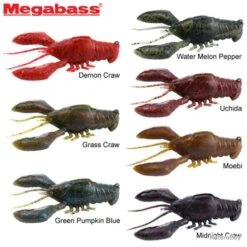 Leurre Megabass Sleeper Craw 3 5/8 Water Melon Pepper -Pêche Soldes Magasin 00002 Leurre Megabass Sleeper Craw 3 5 8 Water Melon Pepper