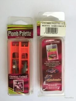 Lot De 4 Plombs Palettes CHRISTIAN COCHARD -Pêche Soldes Magasin 00002 Lot de 4 Plombs Palettes CHRISTIAN COCHARD
