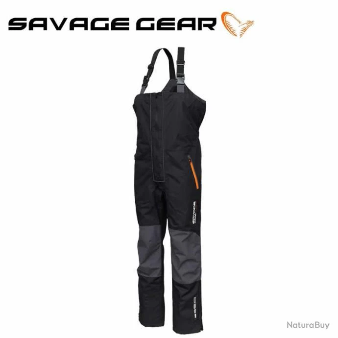 Salopette WP Performance Savage Gear Black/Grey M 4 Salopette WP Performance Savage Gear Black/Grey M – Image 2