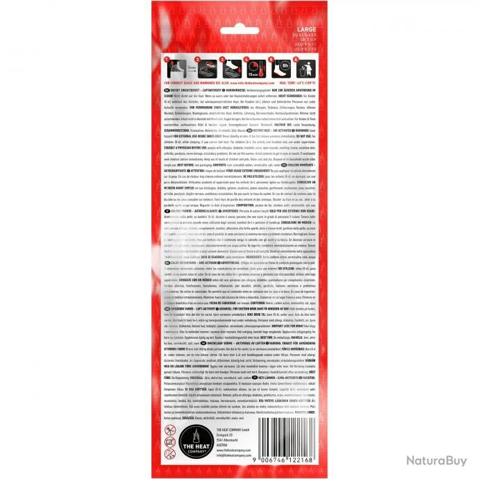 Semelles Chauffantes Extra-fines 8 Heures (Modèle: Taille : 41,5-43,5 - 5 Paires) 4 Semelles Chauffantes Extra-fines 8 Heures (Modèle: Taille : 41,5-43,5 - 5 Paires) – Image 2