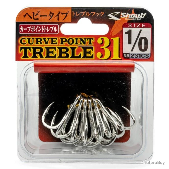 Shout Curve Point Treble 31 1/0 3 Shout Curve Point Treble 31 1/0