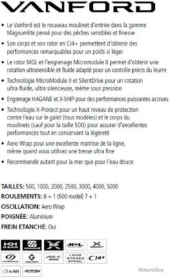 Vanford 2500HG Moulinet Spinning Shimano -Pêche Soldes Magasin 00002 Vanford 2500HG Moulinet Spinning Shimano