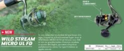 Wild Stream Micro UL 106 FD Moulinet Garbolino -Pêche Soldes Magasin 00002 Wild Stream Micro UL 106 FD Moulinet Garbolino