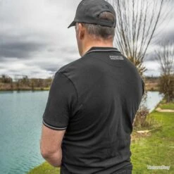 Black Polo Preston -Pêche Soldes Magasin 00003 Black Polo Preston M