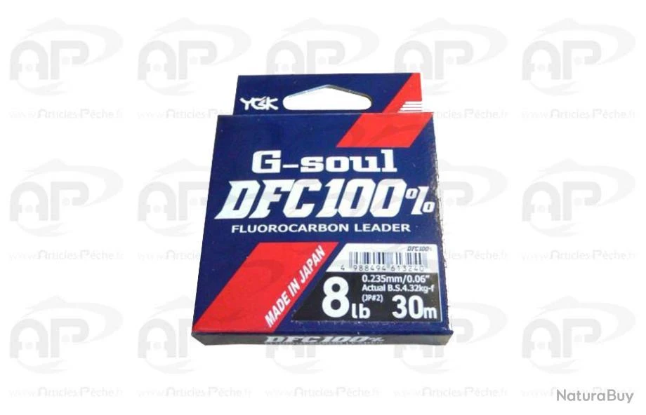 Fluorocarbon Ygk G-Soul Dfc 100% 30m 14lb 0,31mm 3 Fluorocarbon Ygk G-Soul Dfc 100% 30m 14lb 0,31mm