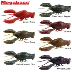 Leurre Megabass Sleeper Craw 3 5/8 Water Melon Pepper -Pêche Soldes Magasin 00003 Leurre Megabass Sleeper Craw 3 5 8 Water Melon Pepper