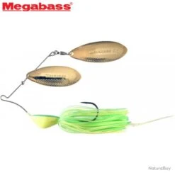 Leurre Spinnerbait Megabass V Flat Power Bomb 1/2 7 Philipine Banana
