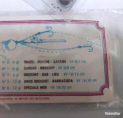 Lot De 11 Montures à Poisson Mort N°2 -Pêche Soldes Magasin 00003 Lot de 11 montures a poisson mort n 2