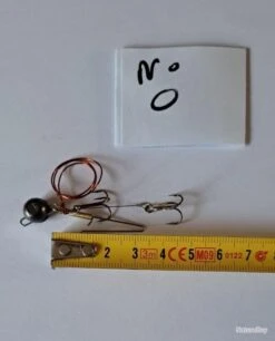 Lot De 4 Montures Poisson Mort Port Gratuit -Pêche Soldes Magasin 00003 Lot de 4 Montures poisson mort