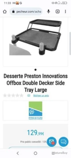 Deux Station De Pêche, Complet Avec Tout Les équipements,marque Preston Et Rive Le Tout Me 2000 -Pêche Soldes Magasin 00004 Deux Station de peche complet avec tout les equipements marque Preston et rive le tout me 2000