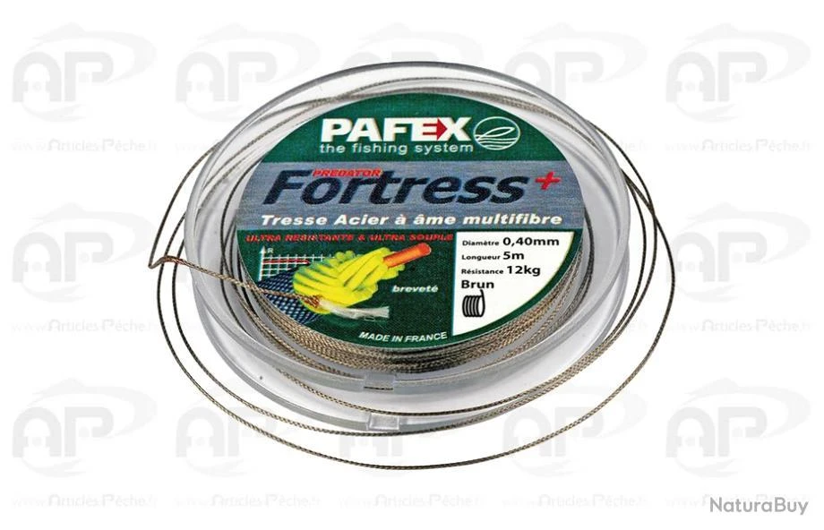 Pafex Tresse Fortress 0,25mm 3kg 4m 3 Pafex Tresse Fortress 0,25mm 3kg 4m