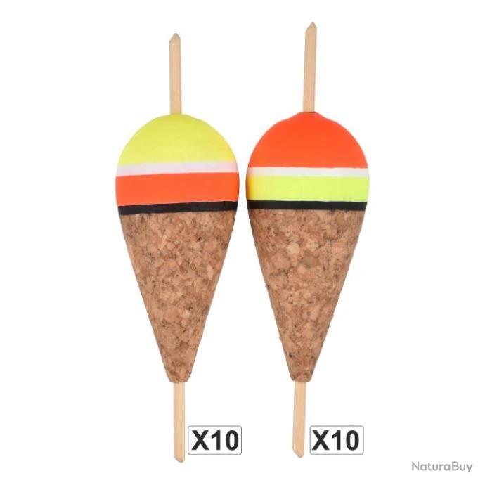 Streamline Garbolino Flotteur Truite - Poire - Par 20 - Fendue / 1.5 G / Jaune/Orange 4 Streamline Garbolino Flotteur Truite - Poire - Par 20 - Fendue / 1.5 G / Jaune/Orange – Image 2