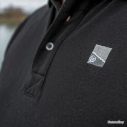 Black Polo Preston -Pêche Soldes Magasin 00005 Black Polo Preston M