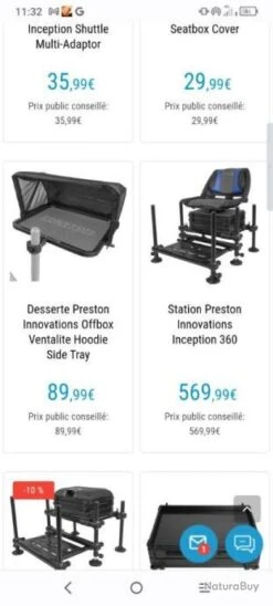 Deux Station De Pêche, Complet Avec Tout Les équipements,marque Preston Et Rive Le Tout Me 2000 -Pêche Soldes Magasin 00006 Deux Station de peche complet avec tout les equipements marque Preston et rive le tout me 2000