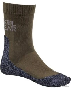Chaussettes Merino Short (Couleur: Vert / Gris, Taille: 42/43)