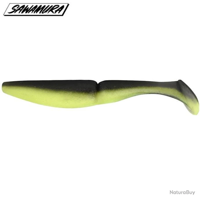 Leurre One Up Shad 5 Sawamura 10,6cm Solid Chart Black 3 Leurre One Up Shad 5 Sawamura 10,6cm Solid Chart Black