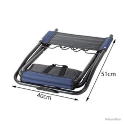 Siège Chaise De Pêche Pliante Avec Porte-Cannes à Pêche Porte-Gaules Intégré Taille Adulte Bleu -Pêche Soldes Magasin 00012 Siege Chaise de Peche Pliante avec Porte Cannes a Peche Porte Gaules Integre Taille Adulte Bleu