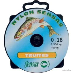 Nylon Sensas Spécial Truite 100m - 10 / 0.14mm -Pêche Soldes Magasin 00040 Nylon Sensas Special Truite 100m 10 0.14mm